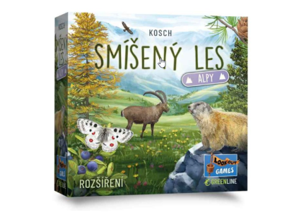 Smíšený les Alpy rozšíření