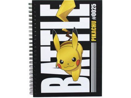 Zápisník Pokémon A5 Battle Pikachu