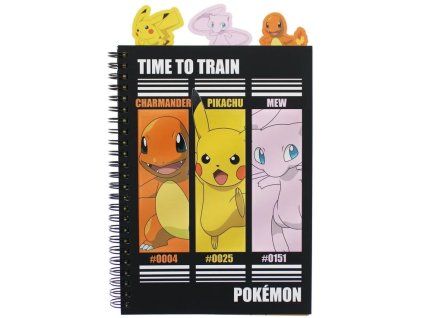 Zápisník Pokémon A5 Time To Train!