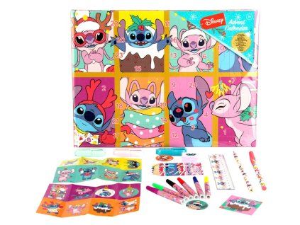 Adventní kalendář Stitch psací potřeby