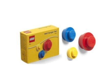 Věšák na zeď Lego 3ks