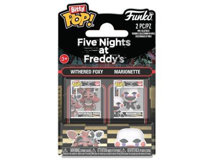 Funko Bitty Pop! 2Pack Five Nights At Freddys Withered Foxy and Marionette