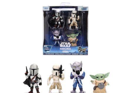Figurky Star Wars Mandalorian a Grogu 4ks