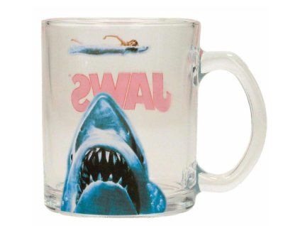 Průhledný hrnek Jaws