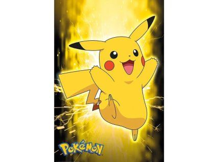 Plakát Maxi Pikachu Neon