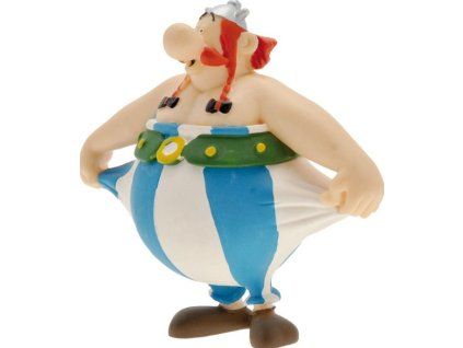 Figurka Asterix Obelix holding his pants 8cm