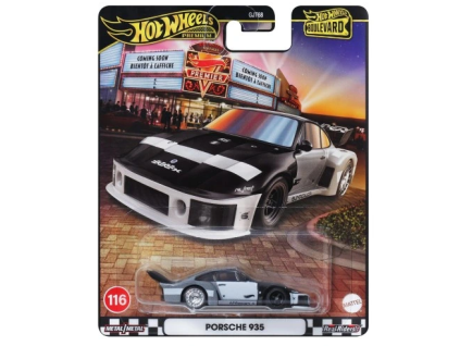 Hot Wheels Premium Boulevard Porsche 935 černobílé