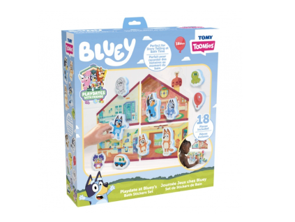 Domeček s vodolepkami Bluey