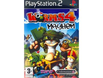 PS2 Worms 4 Mayhem