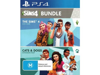 PS4 The Sims 4 + The Sims 4 Psi a kočky