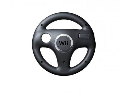 Wii Official Wii Wheel Black