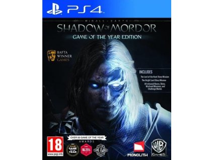 PS4 Middle Earth Shadow of Mordor GOTY Edition