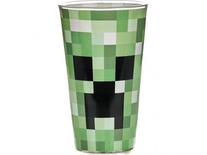 Sklenička Minecraft Creeper