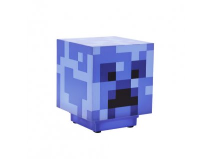 Lampička Minecraft Charged Creeper Blue