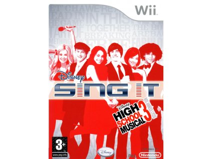 Wii Disney Sing it High School Musical 3