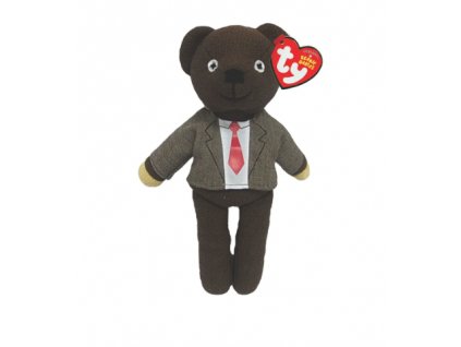 Merch plyšová hračka Beanie Babies Mr Bean Teddy Jacket and Tie