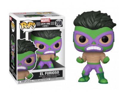 Merch Funko Pop! 708 Marvel Lucha Libre Edition El Furioso