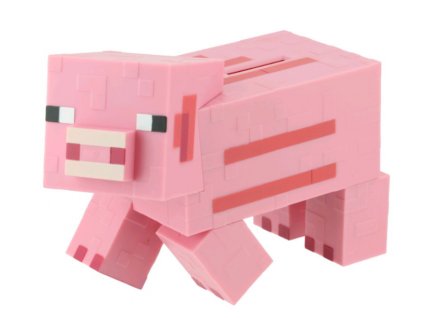 Merch Pokladnička Minecraft Pig