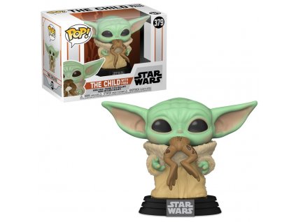 Funko Pop! 379 Star Wars Mandalorian The Child With Frog Nové