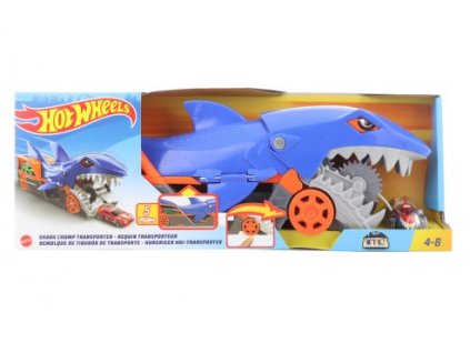 Toys Hot Wheelscity Shark Chomp Transporter Playset