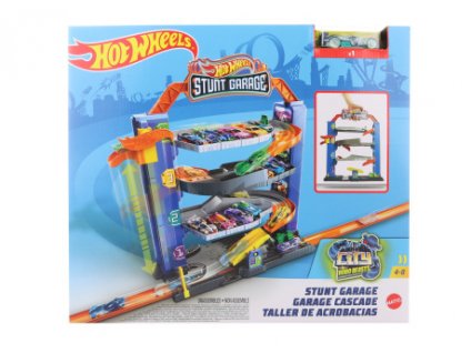 Toys Hot Wheels City Vs Robo Beasts City Stunt Garage