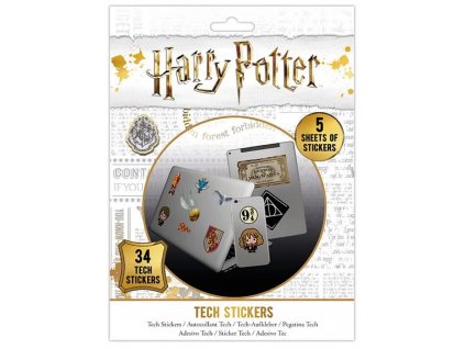 Merch Samolepky Harry Potter sada 34 ks