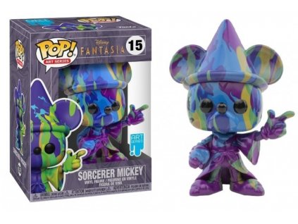 Merch Funko Pop! 15 Art Series Disney Fantasia 80 Years Sorcerer Mickey