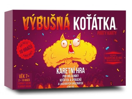Společenská hra Výbušná koťátka Párty karty CZ