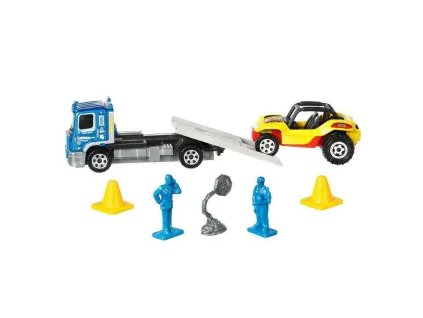 Toys Μatchbox Hitch and Haul Roadside Assistance Mbx Flatbed King and Baja Bandit