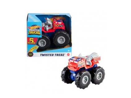 Toys Hot Wheels Monster Trucks Twisted Tredz 143 5 Alarm