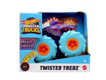 Toys Hot Wheels Monster Trucks Twisted Tredz 143 MegaWrex1