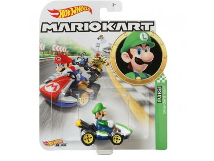 Toys Hot Wheels Mario Kart Luigi Standard Kart DieCast Nové
