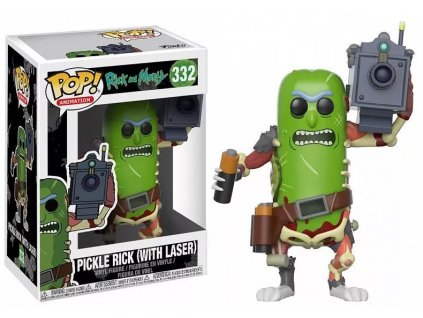 Merch Funko Pop! 332 Rick And Morty Pickle Rick With Laser