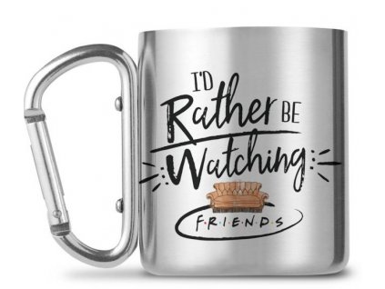 Merch Hrnek Friends Rather Be Watching Carabiner Mug