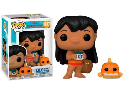 Merch Funko Pop! 1047 Disney Lilo and Stitch Lilo With Pudge