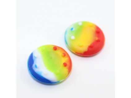 100pcs Rubber Silicone Cap Thumbstick Thumb Stick Cover Case Skin Joystick Grip Grips For PS4 PS3