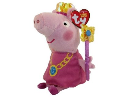 Merch Plyšová hračka Peppa Pig Princess Beanie 15cm