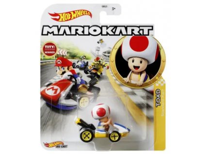 Toys Hot Wheels Mario Kart Toad Standard