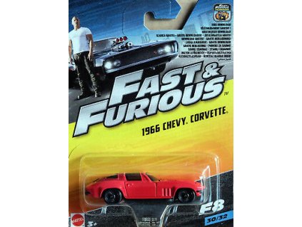 Toys Auto Fast and Furious Lettys Corvette Coupe 1966