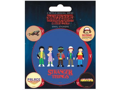 Merch Vinylové samolepky Stranger Things Arcade