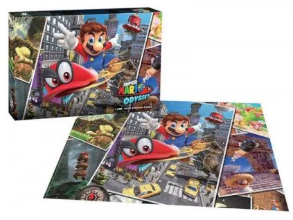 Merch Puzzle Super Mario Odyssey Snapshots 1000 dílků