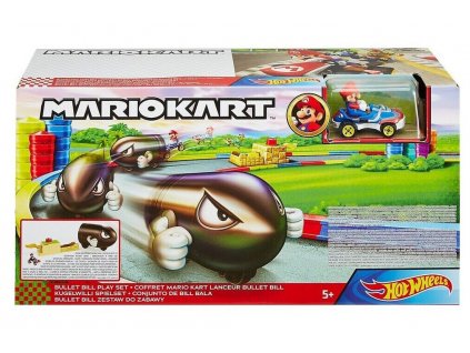 Toys Hot Wheels Mario Kart Bullet Bill Playset