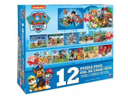 Toys Puzzle Paw Patrol 12 Puzzle Pack