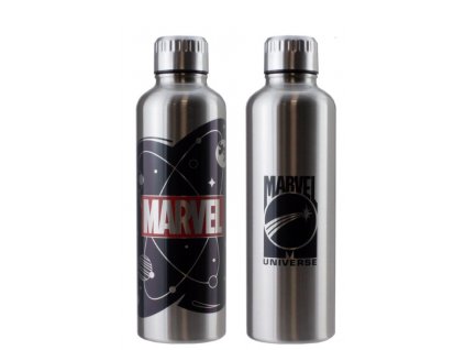 Merch Láhev Paladone Marvel Logo Metal Water Bottle