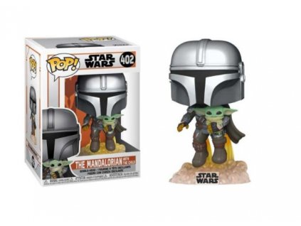 Merch Funko Pop! 402 Star Wars The Mandalorian Flying