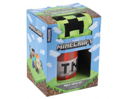 Merch Set hrnek TNT a ponožky Minecraft