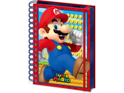 Merch Záspisník A5 3D Super Mario