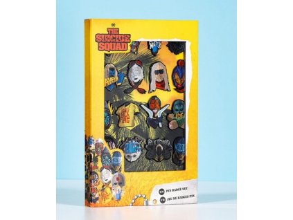 Merch Sada odznaků Suicide Squad Pin Nové