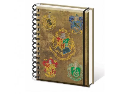 Merch Zápisník A5 Harry Potter Hogwarts and Casate