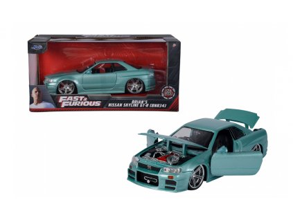 Toys Fast and Furious 2002 Brian´s Nissan Skyline GT R
